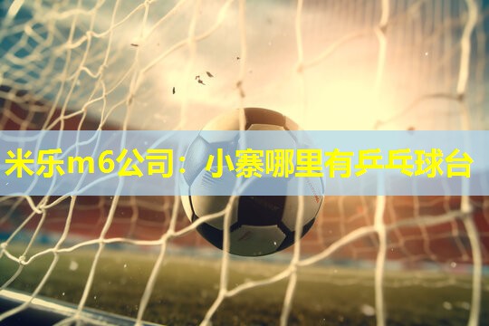 米乐m6公司:小寨哪里有乒乓球台